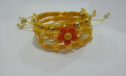 Mix Pulseira Infantil Shambala Amarela