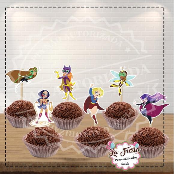 Aplique para Docinho DC Super Hero Girls