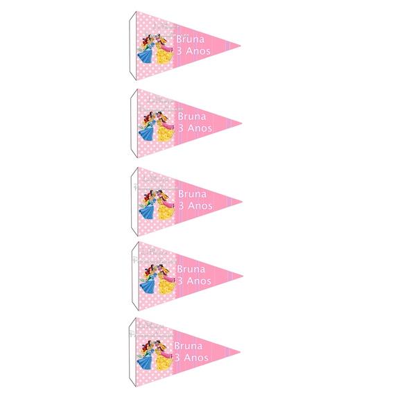 Bandeirinha Docinho As Princesas