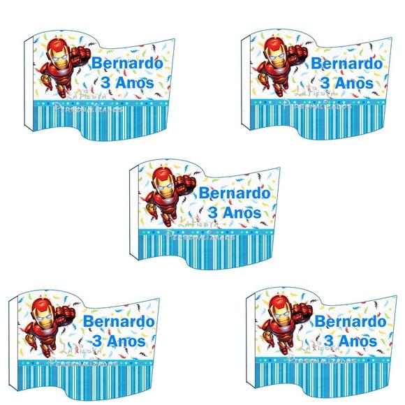 Bandeirinha Docinho Esquadrão De Heróis