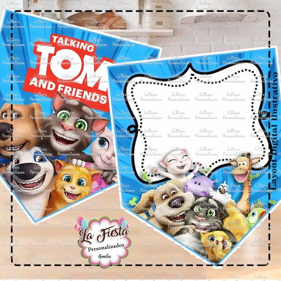 Bandeirola / Varalzinho Talking Tom and Friends