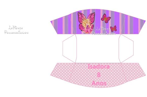 Caixa Hot Dog Barbie Butterfly