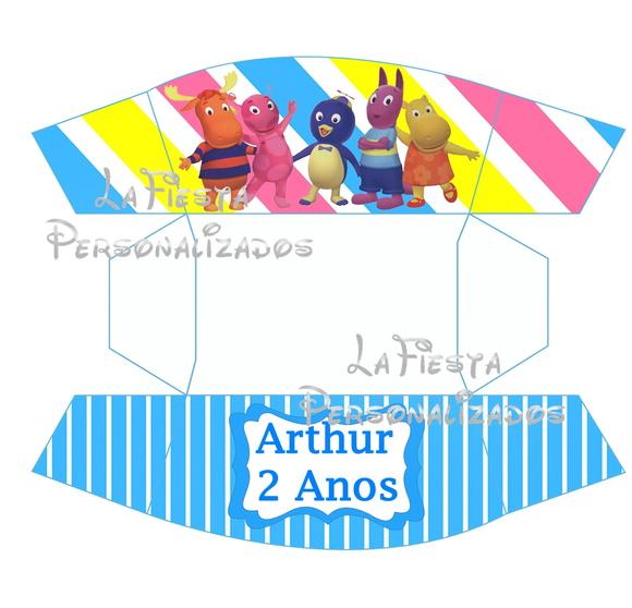 Caixa Hot Dog Backyardigans