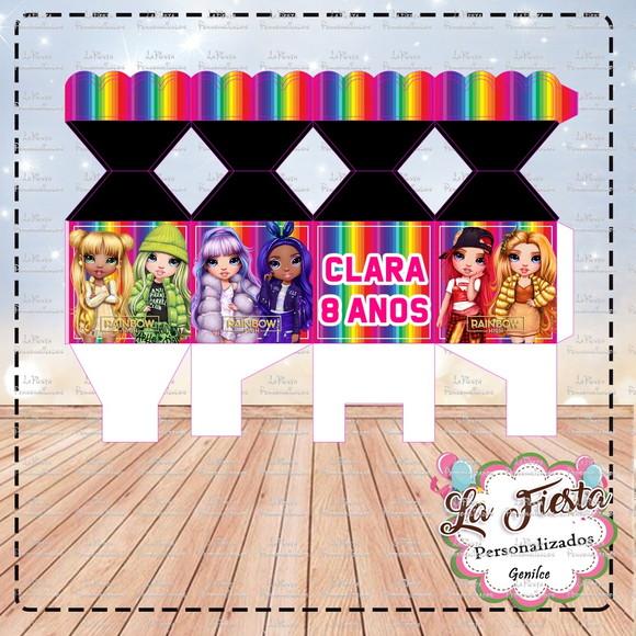 Caixa Meia Bala Rainbow High