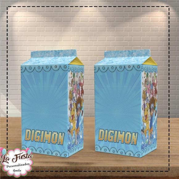 Caixa Milk Digimon Adventure