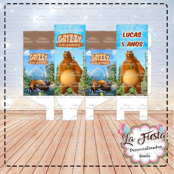 Caixa Milk Grizzy e os Lemmings