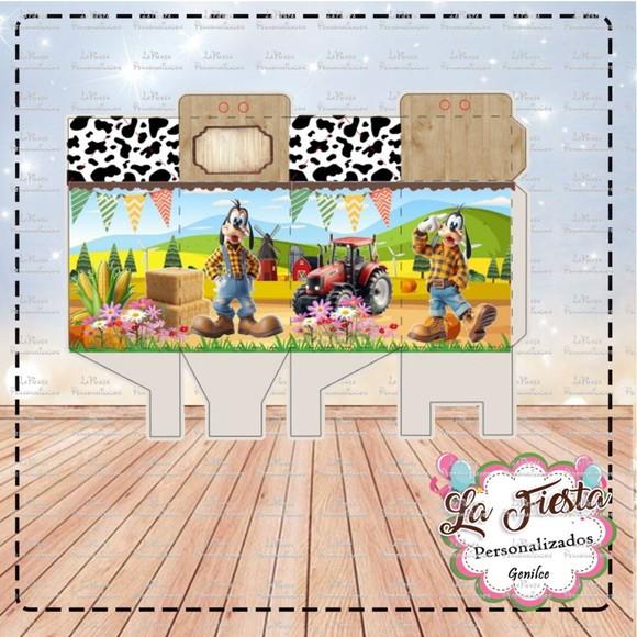 Caixa Milk Mickey Fazendeiro
