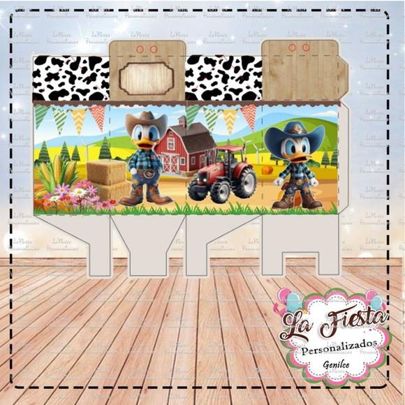 Caixa Milk Mickey Fazendeiro