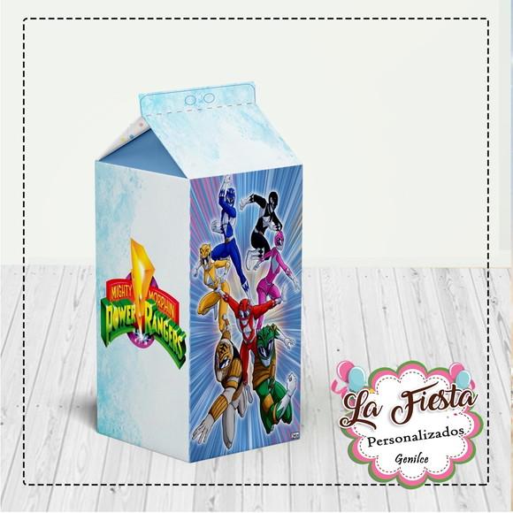 Caixa Milk Power Rangers