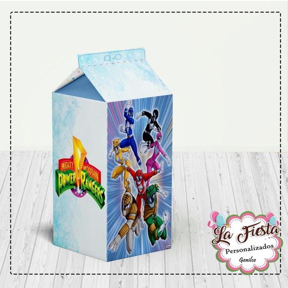Caixa Milk Power Rangers