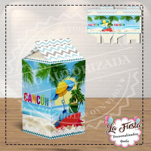 Caixa Milk Viagem Cancún