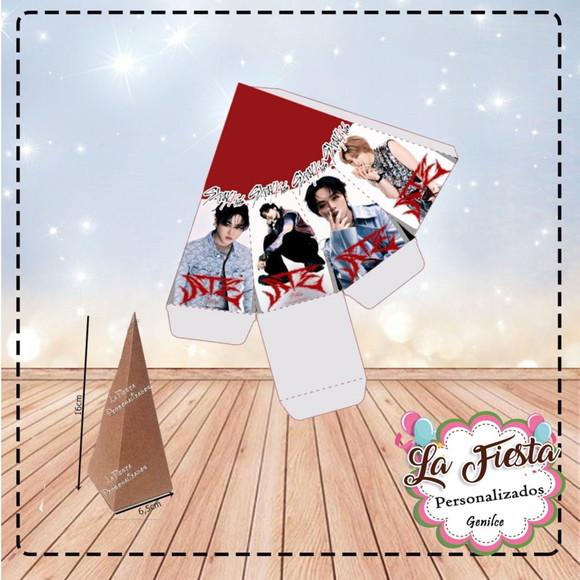 Caixa Piramide Banda Stray Kids