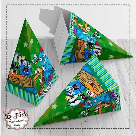 Caixa Piramide Rainbow Friends