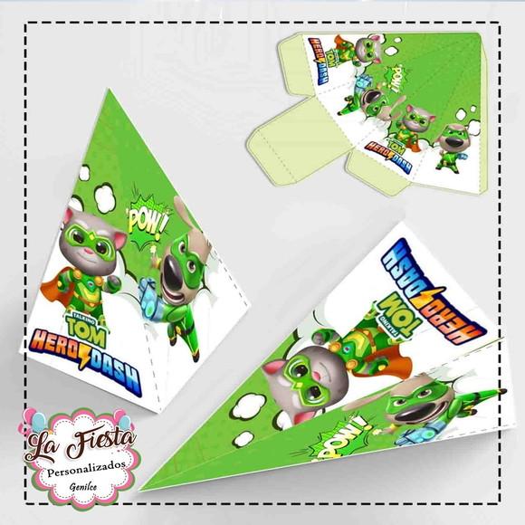 Caixa Piramide Talking Tom Hero Dash