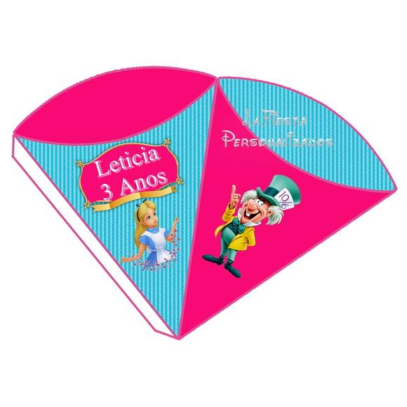 Cone Dois Lados Alice no Pais das Maravi