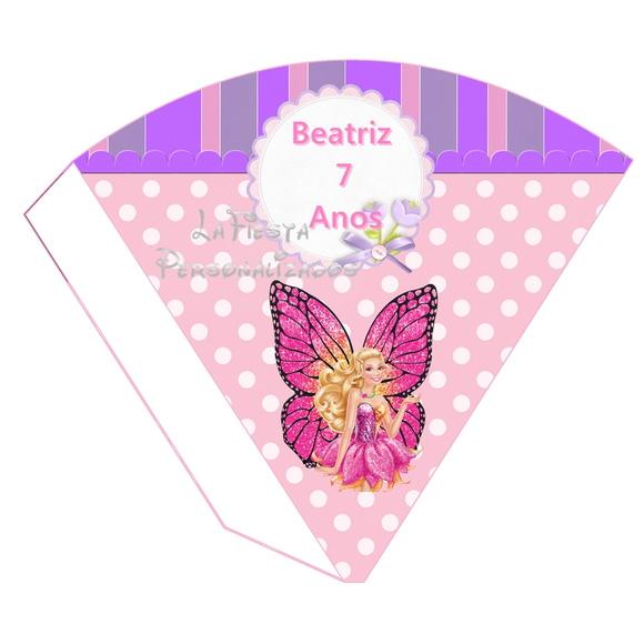 Cone  Redondo Barbie Butterfly