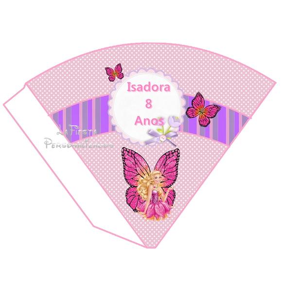Cone  Redondo Barbie Butterfly