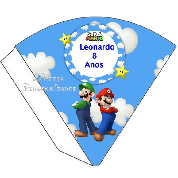 Cone Redondo Mario Bros