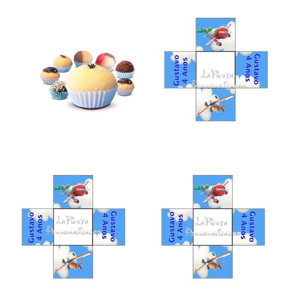 Forminha Docinhos Aviões Disney