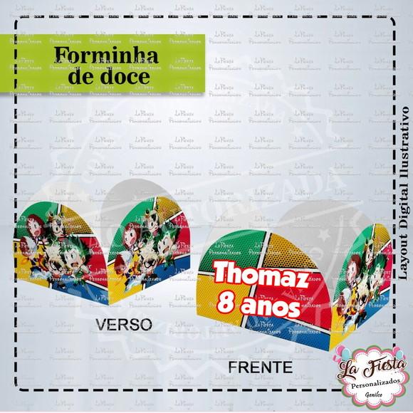 Forminha Docinhos Boku no Hero