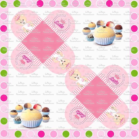 Forminha Docinhos Ursinha Realeza