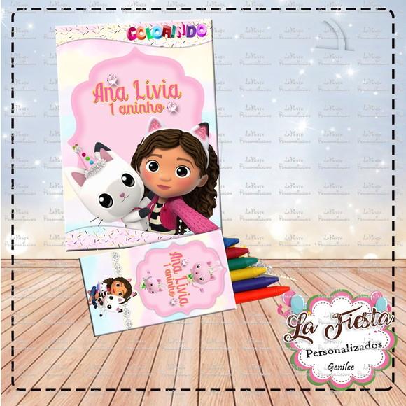 Revistinha de Colorir a Casa Mágica da Gabby