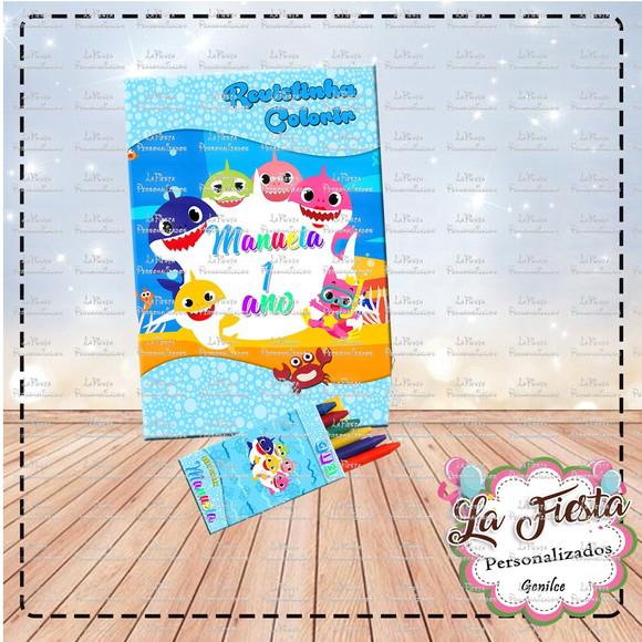 Revistinha de Colorir Baby Shark