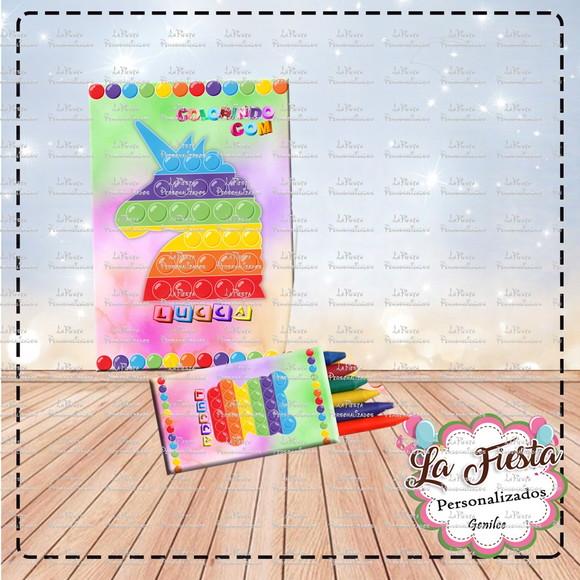 Revistinha de Colorir Fidget Toy