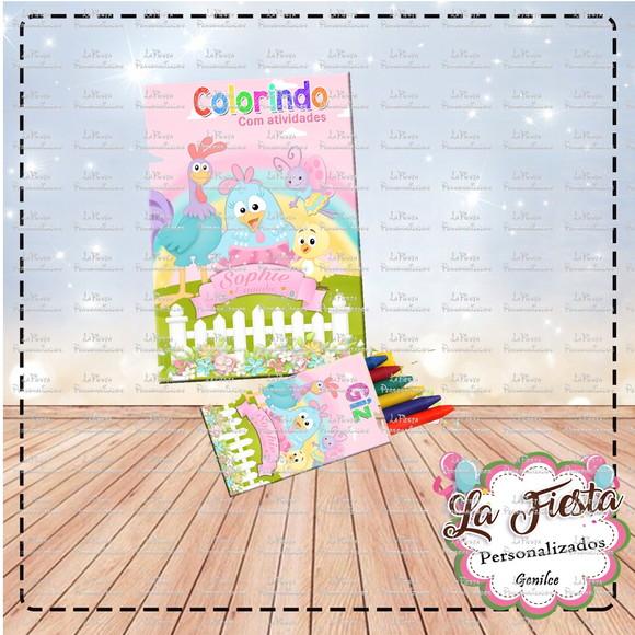 Revistinha de Colorir Galinha Pintadinha Candy