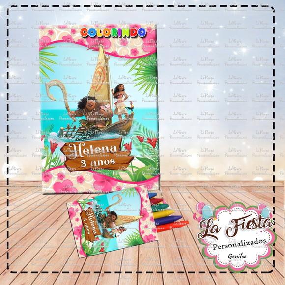 Revistinha de Colorir Moana