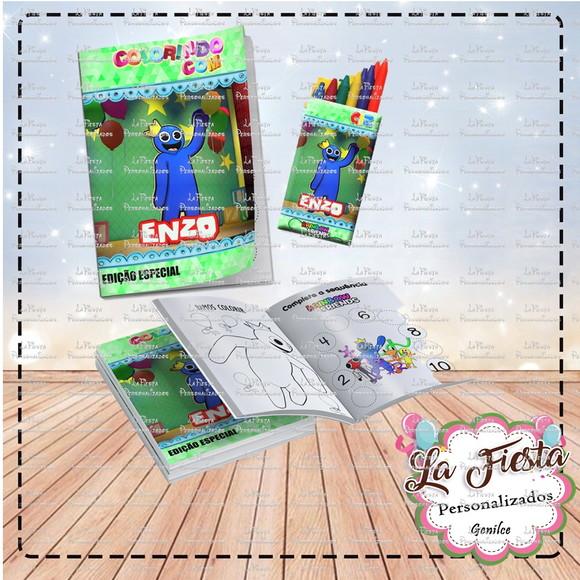 Revistinha de Colorir Rainbow Friends