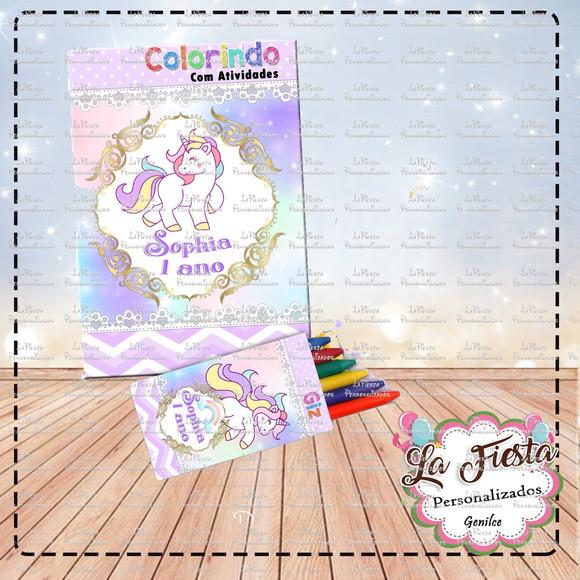 Revistinha de Colorir Unicórnio
