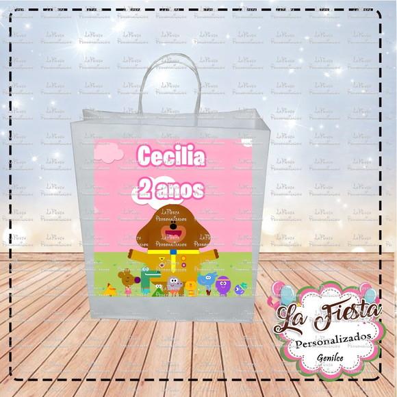 Rótulo Adesivo para Sacolinha Hey Duggee