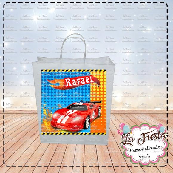 Rótulo Adesivo para Sacolinha Hot Wheels