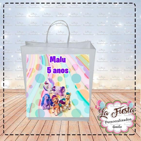Rótulo Adesivo para Sacolinha My Little Pony