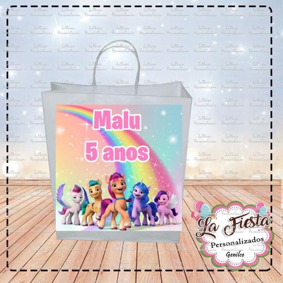 Rótulo Adesivo para Sacolinha My Little Pony