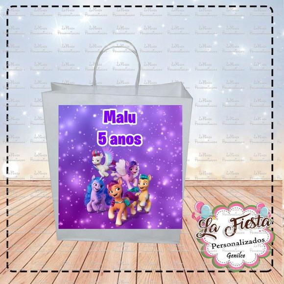 Rótulo Adesivo para Sacolinha My Little Pony