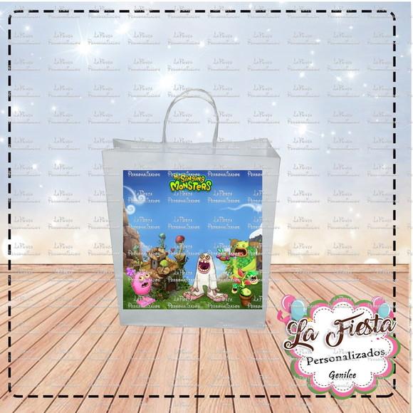 Rótulo Adesivo para Sacolinha My Singing Monsters