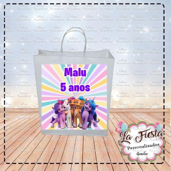Rótulo Adesivo para Sacolinha My Little Pony