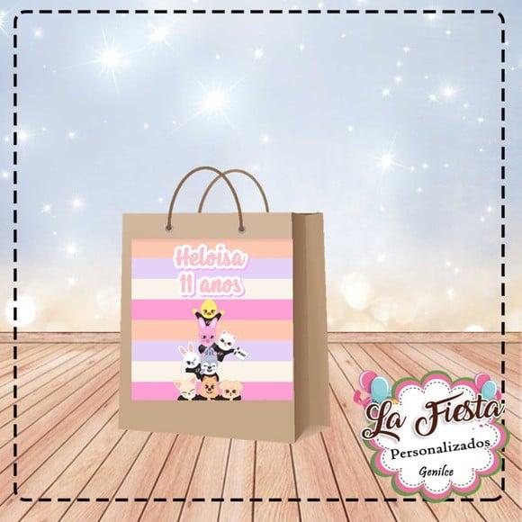 Rótulo Adesivo para Sacolinha Stray Kids Kpop