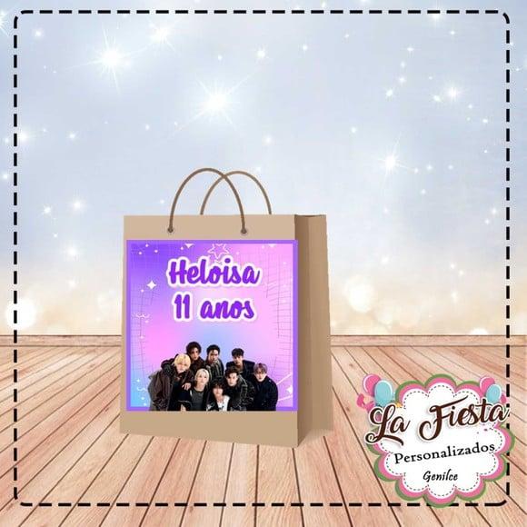 Rótulo Adesivo para Sacolinha Stray Kids Kpop