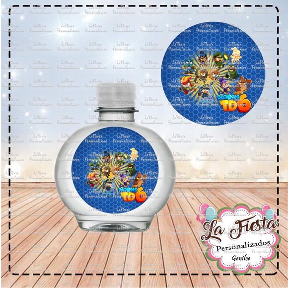 Rotulo Agua Redonda Bloons Td 6