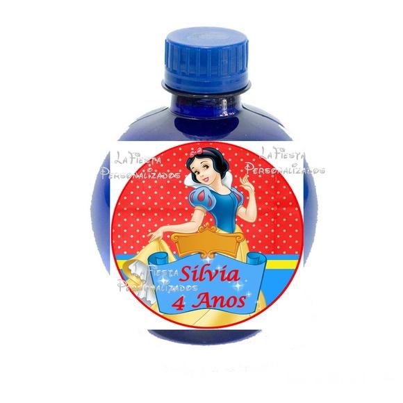Rotulo Agua Redonda Branca de Neve