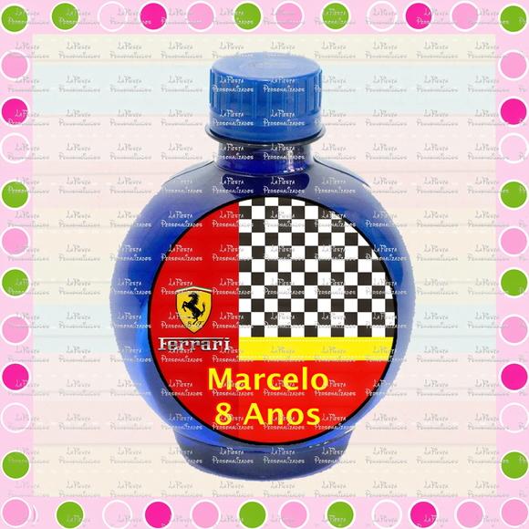 Rotulo Agua Redonda Ferrari