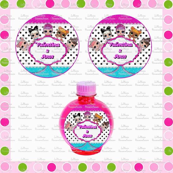 Rotulo Agua Redonda L.O.L Surprise