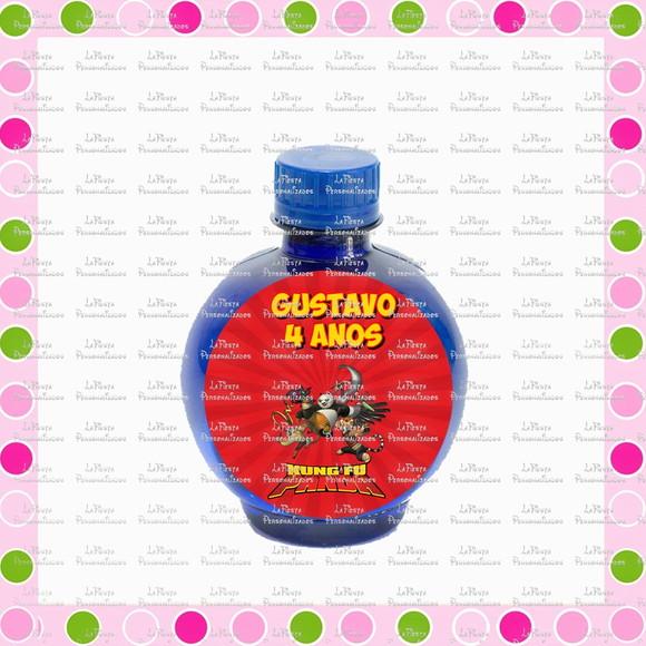 Rotulo Agua Redonda Kung Fu Panda