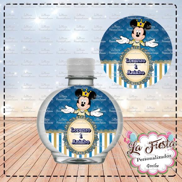 Rotulo Agua Redonda Mickey Realeza