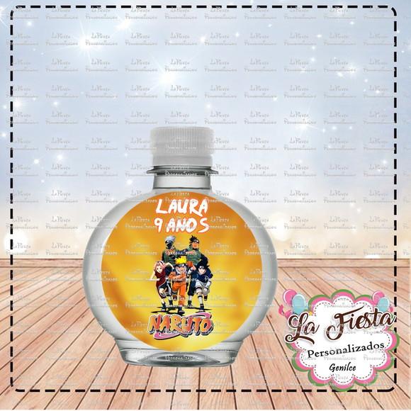 Rotulo Agua Redonda Naruto