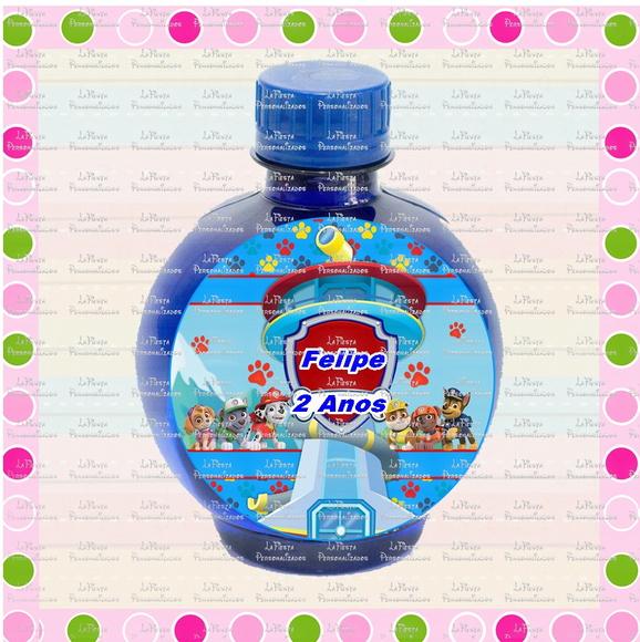 Rotulo Agua Redonda Patrulha Canina