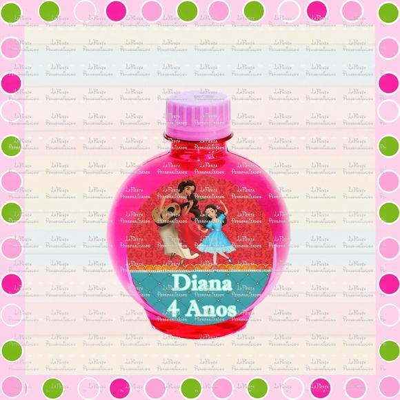 Rotulo Agua Redonda Princesa Elena de Avalor